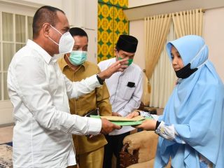 Terima 2 Peserta Program Indonesia Mengaji, Gubernur Sebut Sumut Gudang Qori-Qoriah