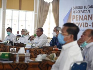 Rakor Dengan Ketua KPK, Gubernur Edy Paparkan Berbagai Upaya Pencegahan Korupsi
