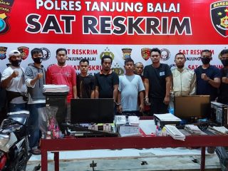 Polres Tanjungbalai Gulung Komplotan Sindikat Pencetak dan Pengedar STNK Palsu