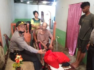 Sambut HUT Bhayangkara ke 74, Polresta Deliserdang Salurkan Bansos untuk Purnawiran Polri