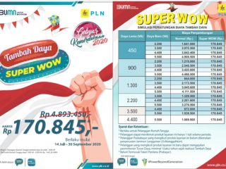 PLN Gelar Program SUPER WOW di Hari Kemerdekaan, Tambah Daya Hanya Rp170.845