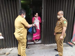 Pemko Medan Beri Bantuan Kepada Keluarga Pasien Positif Covid-19