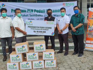 Salurkan 250 Paket Sembako, UIP SBU Bersama BMH Gelar Program CSR PLN Peduli Sesama di 4 Titik