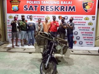 Satreskrim Polres Tanjungbalai Amankan 2 Pencuri Lembu