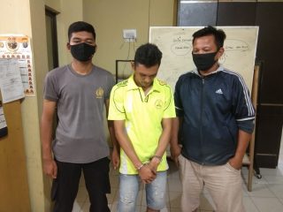 Lagi Asik Nunggu Pembeli di Jalan Hiu, Pengedar Sabu 'Digiring' ke Polres Tanjungbalai