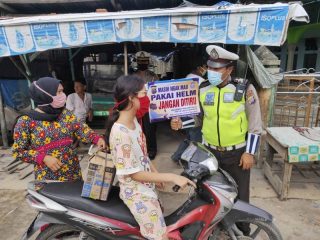 Demi Mewujudkan Kamseltibcar, Satlantas Polres Tanjungbalai Lakukan Penyuluhan