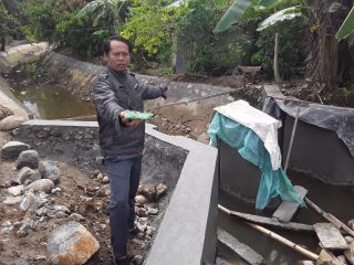 Proyek Rekonstrukturisasi Irigasi di Kecamatan Badiri Dituding Asal Jadi