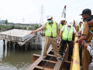 Setelah Sembuh dari Covid-19, Akhyar Tinjau Pembangunan Jembatan Titi Dua di Sicanang