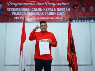 PDIP Resmi Usung Bobby Nasution-Aulia Rahman di Pilkada Medan