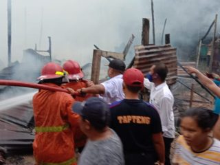 3 Unit Rumah Semi Permanen Terbakar, Diduga Akibat Korsleting Listrik