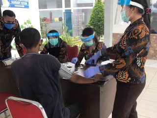 Hasil Rapid Test Non Reaktif, Lapas Kelas IIA Binjai Terima 12 Napi dari Brandan