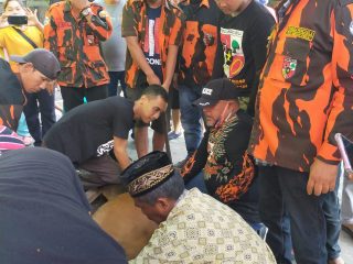 Sembelih 2 Ekor Sapi dan 1 Ekor Kambing, PAC PP Medan Denai Berkurban