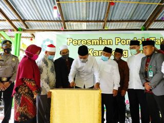 Lanjutkan Cita-cita Alm Ustaz Sofyan Saha, Wagub Resmikan Pondok Tahfiz Kampong Quran Tanjungpura