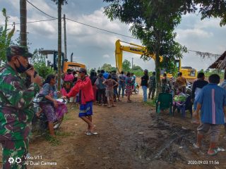 Warga Ujung Serdang Gelar Aksi Tolak Lokasi Pemakaman Pasien Covid-19