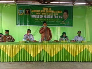 Anggota DPRD Sumut Reses,        Jafarudin Harahap Serap Aspirasi Warga Dalu Xa