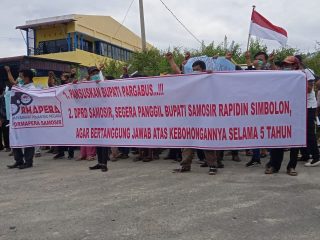 Demo DPRD Samosir, Formapera Desak Pembentukan Pansus Pemakzulan Bupati Rapidin