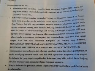 Buntut Dugaan Skandal Kades, Warga Tanjungsari Adukan MH ke BPD