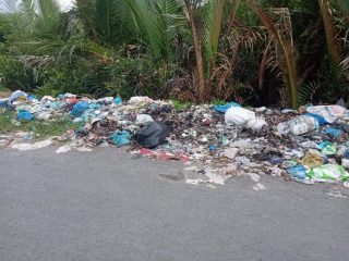 Aroma Sampah Menyengat Akibat TPS Liar, Warga Lingkungan III Lubuk Tukko Resah   