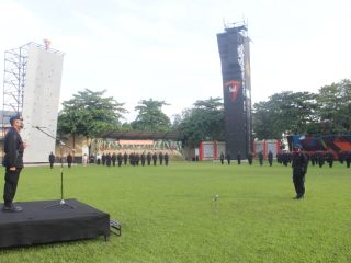 Danyon A Satbrimob Poldasu Pimpin Peringatan HKN di Medan