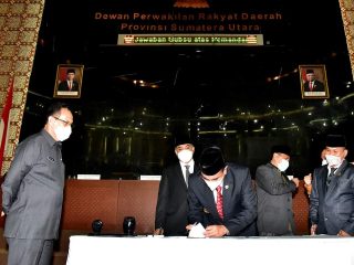 Tok..!! APBD Sumut 2021 Disahkan, Gubsu Apresiasi Kritik dan Saran Anggota Dewan