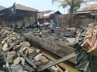 Korban Kebakaran Berharap Pemkab Tapteng Bantu Pembangunan Rumah Mereka