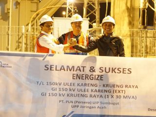 3 Proyek di Aceh Resmi Energize, Backbone Tol Listrik Sumatera 275 kV Segera Terealisasi