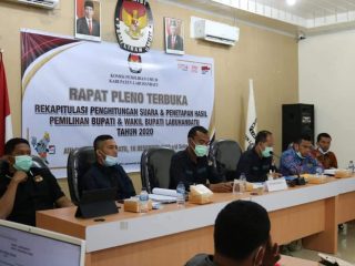 Rapat Pleno KPU Labuhanbatu, ASRI Unggul Tipis dari ERA