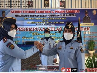 Resmi Menjabat, Ema Puspita Bertekad Jadikan Rutan Perempuan Medan Bersertifikat WBK