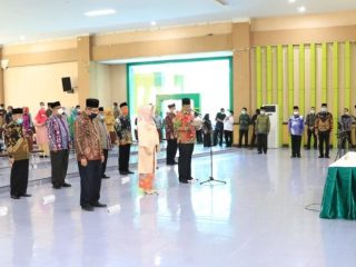 Targetkan 45 Persen Prodi Raih Akreditasi A, Rektor Lantik Pejabat UIN Sumut