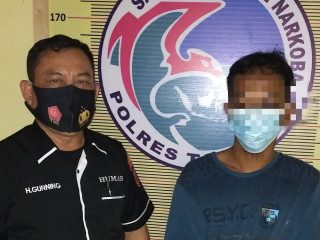 Sambil Bawa Ganja Melintas di Depan Mapolsek Sorkam, Nasib HM Seketika Kelam