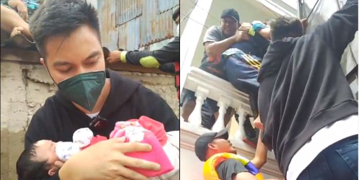 Bantu Evakuasi Korban Banjir, Baim Wong Tuai Pujian dari Netizen