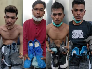 Sembunyikan 2 Kg Sabu di Dalam Sepatu, 4 Warga Aceh Kembali Ditangkap di Kualanamu