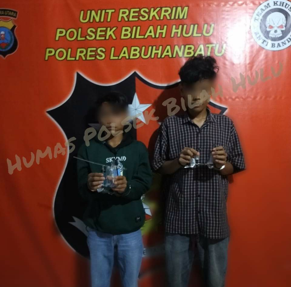 Gerebek Gubuk Lapak Pesta Narkoba, 2 Remaja Rantau Selatan Menyesal di Penjara
