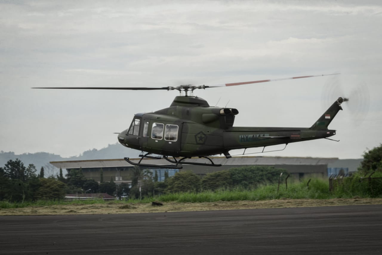 Perkuat Alutsista TNI-AD, 1 Lagi Helikopter Bell 412EPI Buatan PTDI 'Ferry Flight'