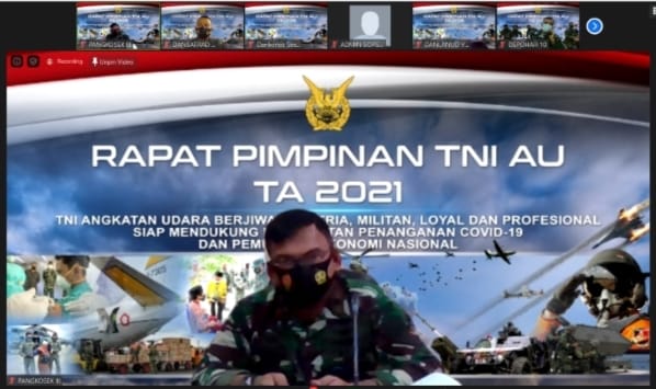 Rapim TNI AU 2021, Kasau Singgung Soal Gangguan KKSB dan Sejumlah Musibah