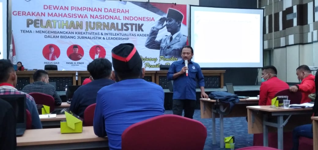 Jadi Pemateri di Pelatihan Jurnalistik GMNI, IWO Sumut Berharap Lahirnya Jurnalis Andal