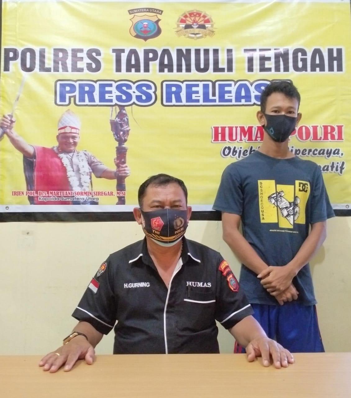 Menambah Pemasukan, Kuli Bangunan di Tapteng Nyambi jadi Kurir Sabu