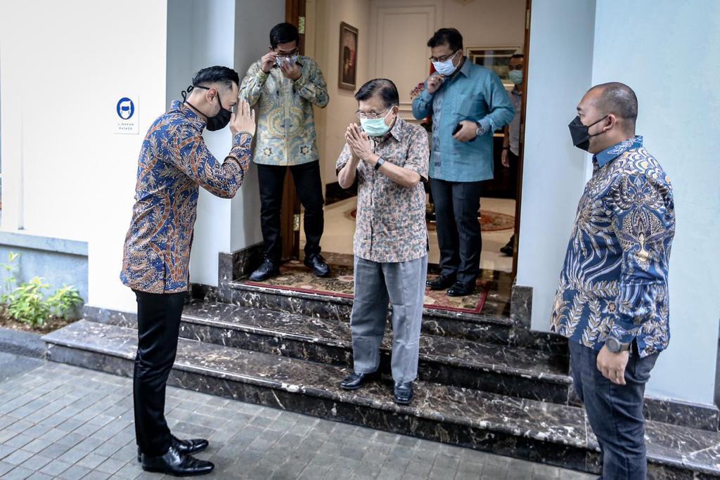 Dikunjungi AHY, Begini Pesan Politik JK Kepada Sang Ketua Umum Demokrat