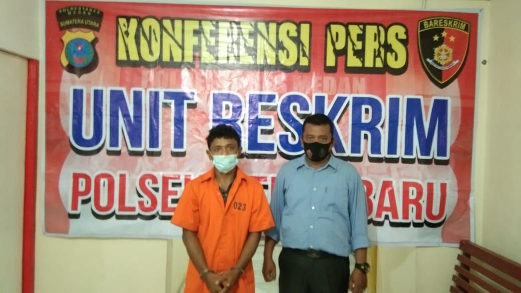 Usai Beli Sabu Seharga Rp50 Ribu, Buruh Bangunan Dicokok Tekab Polsek Medan Baru