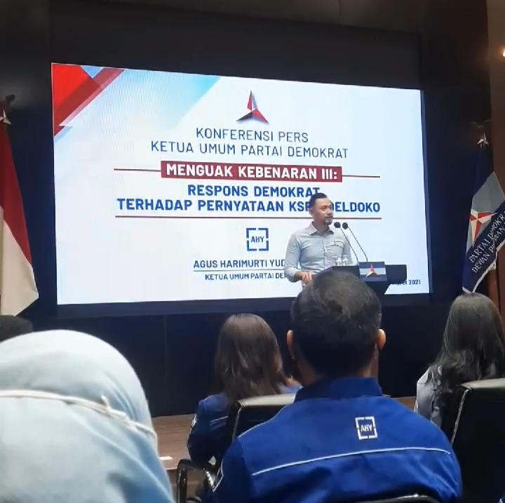 AHY Tuding KSP Moeldoko Berupaya Mendegradasikan Demokrat Lewat Berbagai Isu   