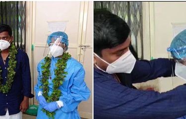 Mempelai Pria Positif Covid-19, Pengantin di India Terpaksa Menikah di Rumah Sakit