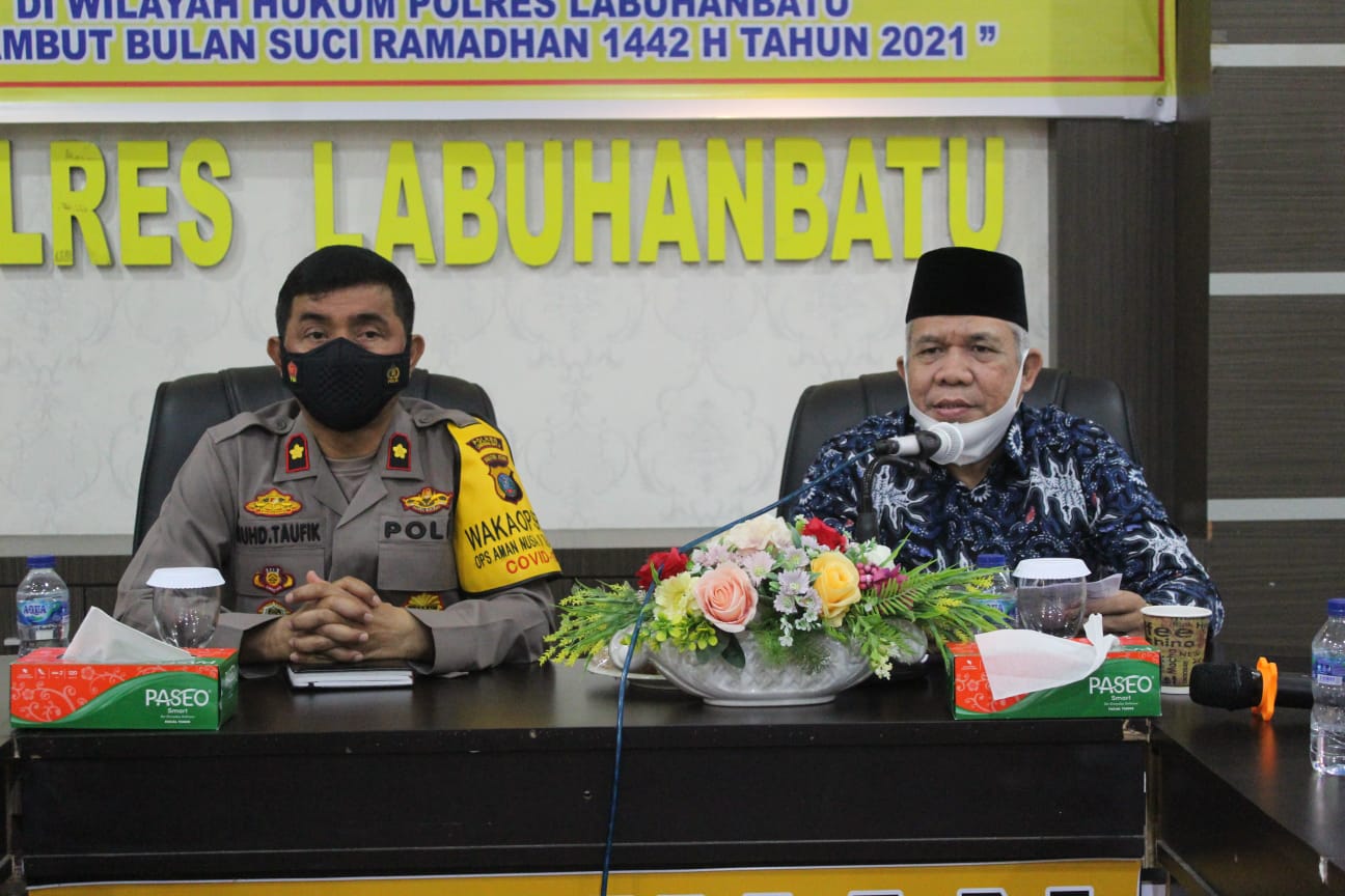 Antisipasi Gangguan Kamtibmas, Polres Labuhanbatu Gelar Zoom Meeting dengan Kapoldasu