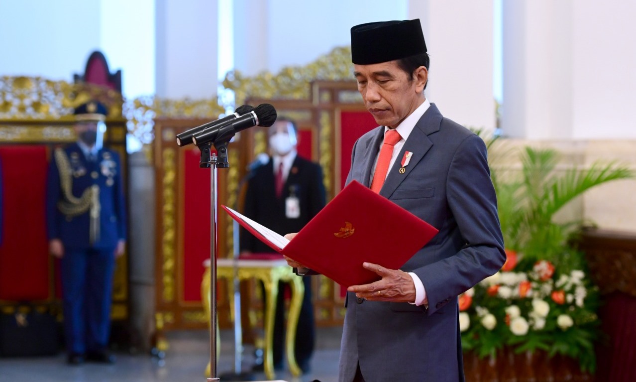 Jokowi Lantik Menteri Baru Kabinet Indonesia Maju