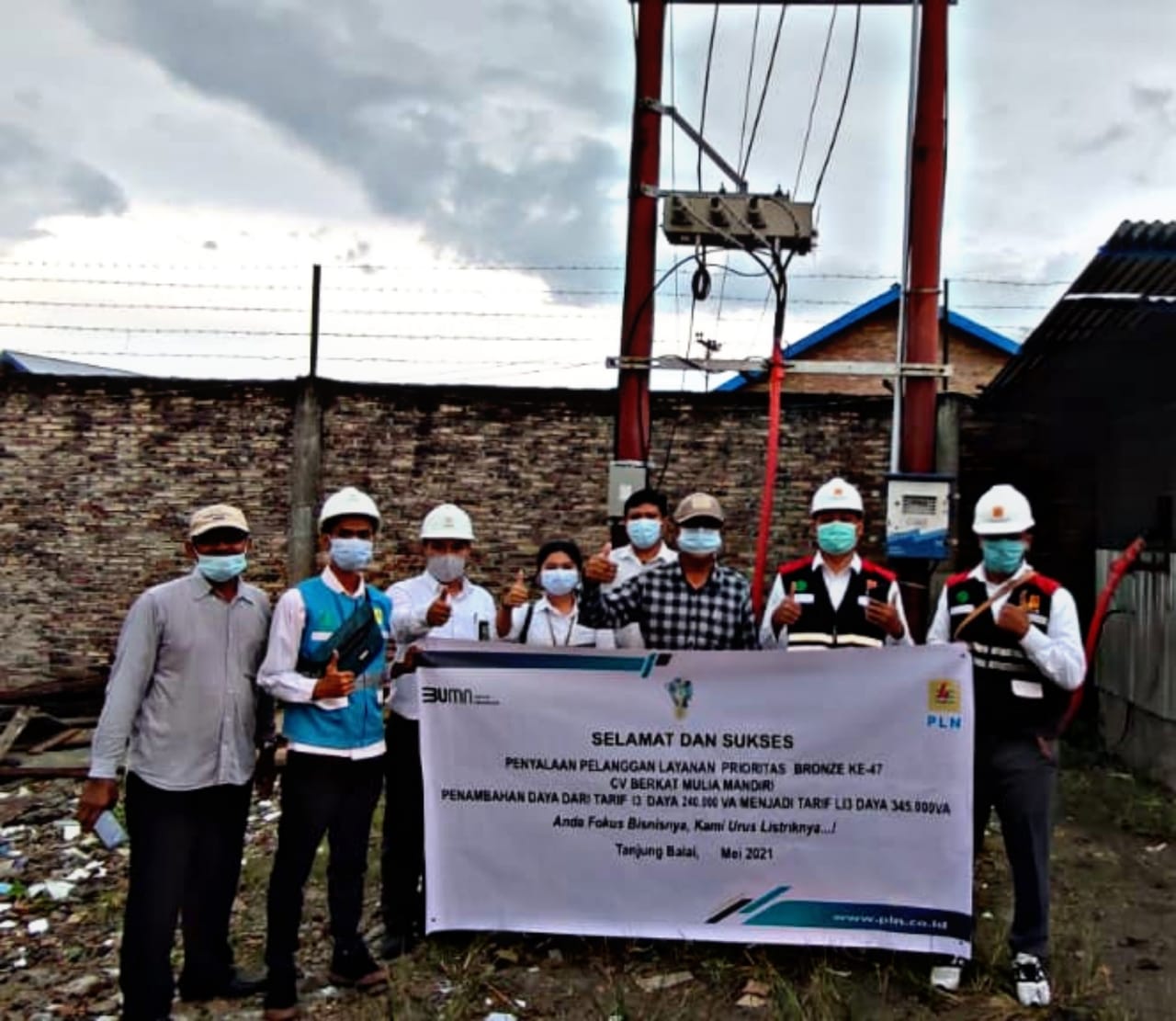 PLN UP3 Rantauprapat Dukung Keandalan Listrik Pabrik Es Batu di Tanjungbalai