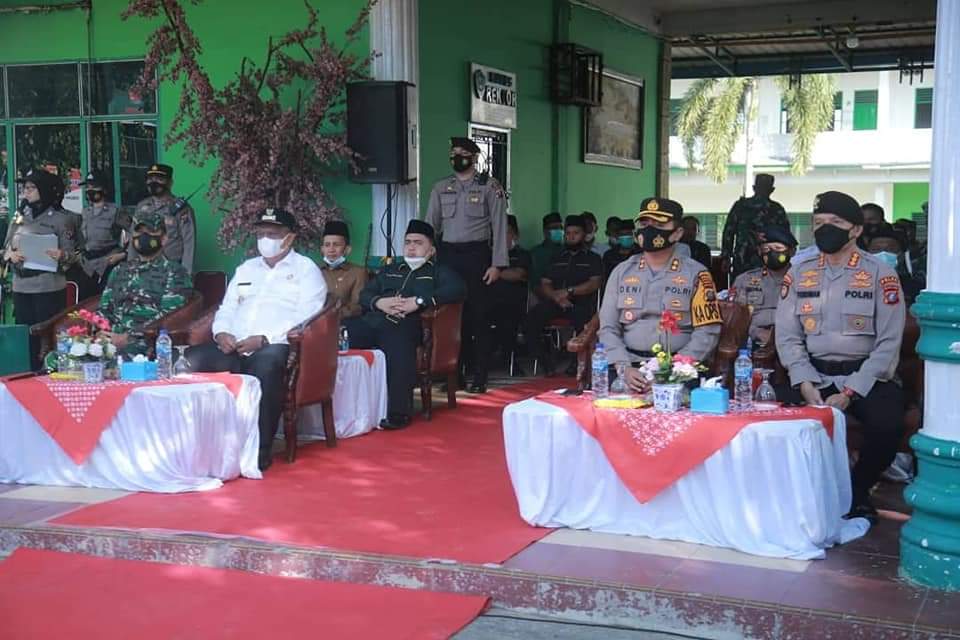 3 Hari Menjelang PSU Tahap ll, Pj Bupati Labuhanbatu Hadiri Apel Gelar Pasukan