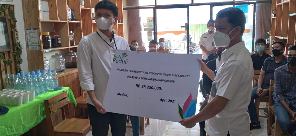 Bersama BNNP Sumut, PLN Peduli Salurkan CSR untuk Pelatihan Barista dan Kuliner