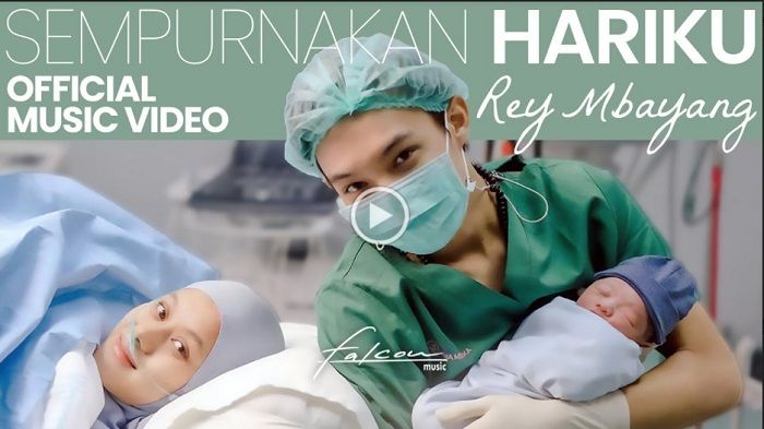 Rilis Lagu untuk Buah Hati, Lagu Rey Mbayang Jadi Trending YouTube Music