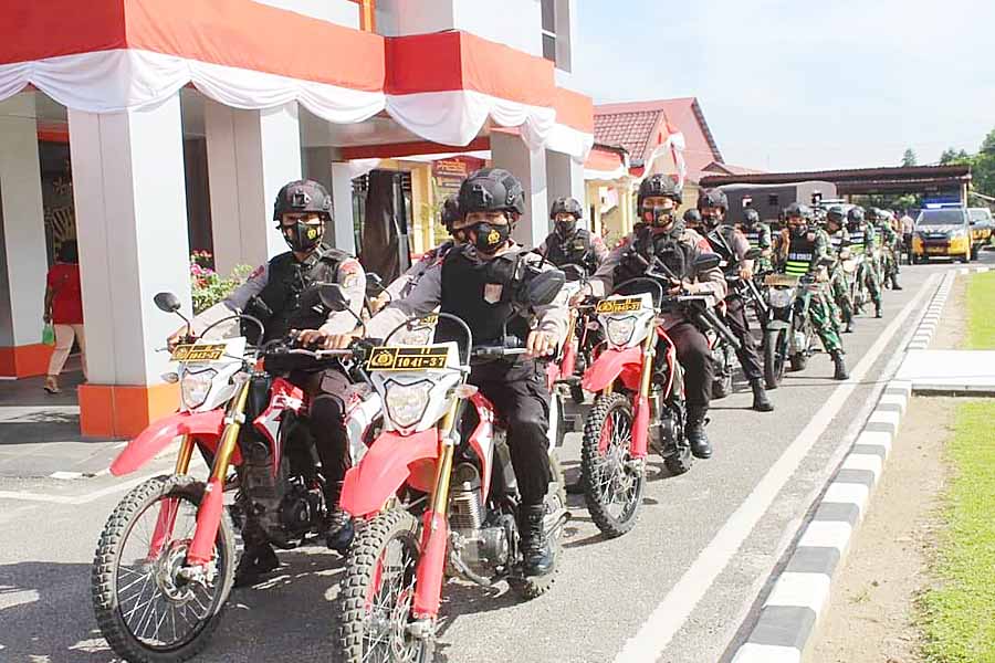 Cipta Kondisi Sitkamtibmas, Polri-TNI Laksanakan Patroli Skala Besar