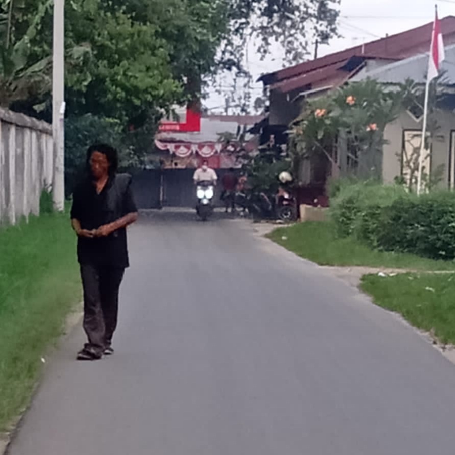 Kembali Buat Onar, ODGJ di Tanjungmorawa Nyaris Lempar Pengguna Jalan Pakai Koral