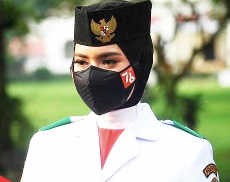 Ardelia Muthia Zahwa, Pembawa Baki Bendera Upacara HUT RI Asal Sumut